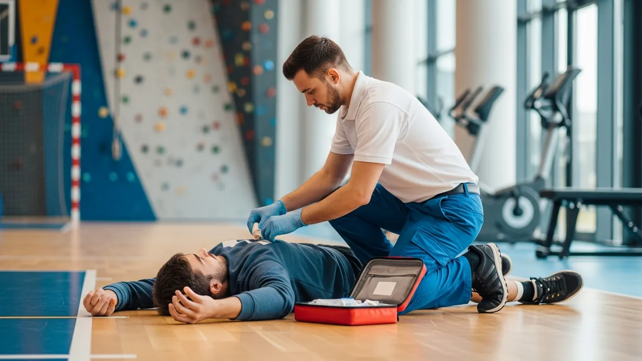 PRIMEROS AUXILIOS EN INSTALACIONES DEPORTIVAS